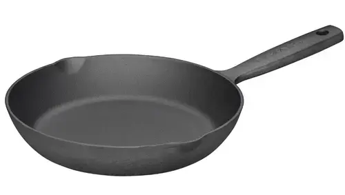 Tigaie fonta Fiskars Folken 1075701, 22 cm, Negru