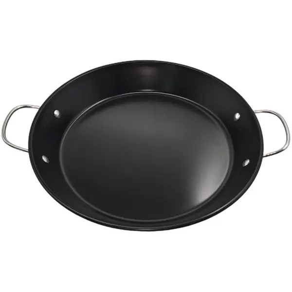 Tigaie Grill, Otel, Invelis Antiaderent, pentru Aragaz sau Gratar, 30 cm, Neagra, Grunberg