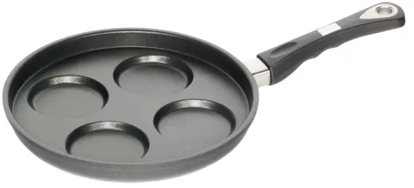 Tigaie pentru ouă și clătite AMT - Gastroguss, 26 cm, mâner mobil, negru