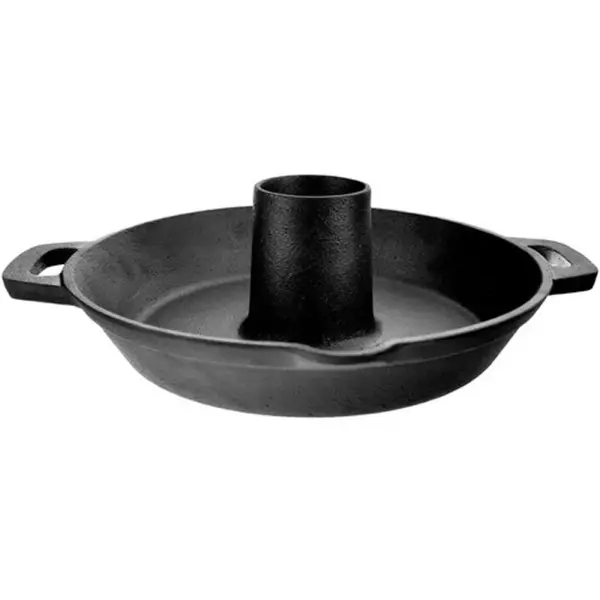 Tigaie pentru Pui la Gratar din Fonta, 28 cm, Orion