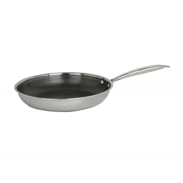 Tigaie Tri-ply, Inox, 20 cm, Antiaderenta, Protectie la Zgarieturi, 1 l, Zilan