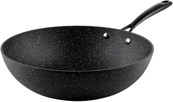 Tigaie wok Luigi Ferrero - Symphony FR-3090, 30 x 9 cm, negru