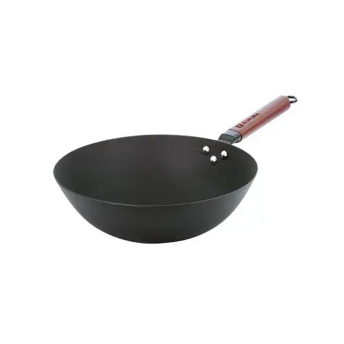 Tigaie wok, otel carbon, 30 cm - Zokura Z1448
