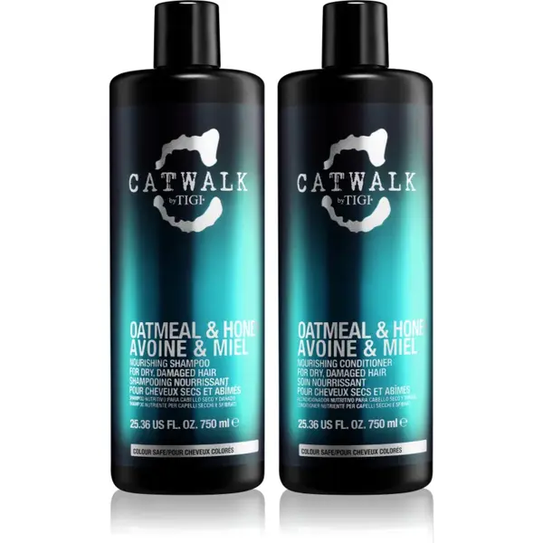TIGI Catwalk Oatmeal & Honey ambalaj economic pentru par deteriorat pentru femei