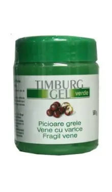 Timburg Gel verde pentru picioare grele, vene cu varice 500 g