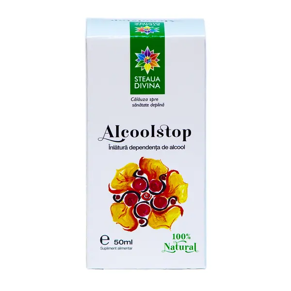 Tinctura Alcoolstop, 50ml, Steaua Divina