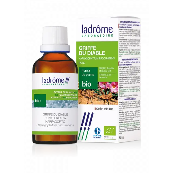 Tinctura Eco de gheara diavolului Harpagophytum Procumbens, 50ml, Ladrome
