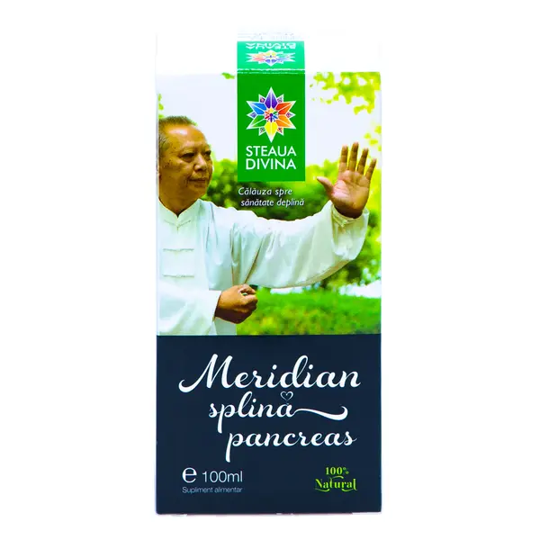 Tinctura pentru splina si pancreas Meridian, 100ml, Steaua Divina