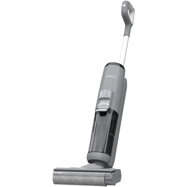 Tineco Aspirator vertical fara fir cu spalare Tineco iFloor 5 Breeze, 190 W, 21.6V, aspirare (uscat/umed), autonomie pana la 35 de minute, Gri