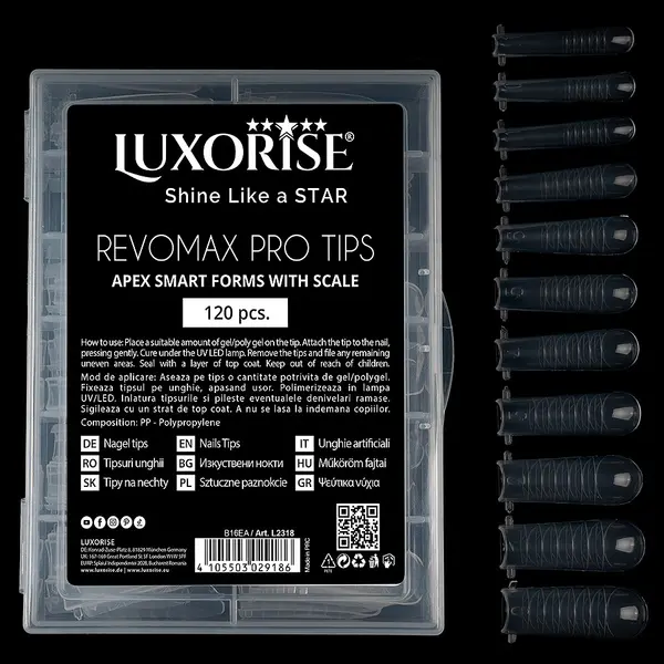 Tipsuri Reutilizabile REVOMAX PRO TIPS LUXORISE pentru constructie cu apex, 120 buc