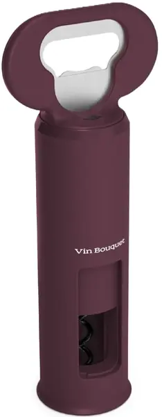 Tirbușon cu deschizător de sticle Vin Bouquet, burgundy
