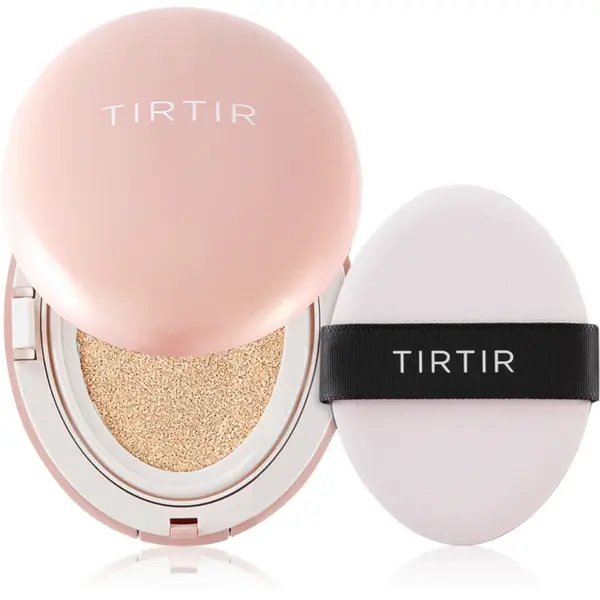 TIRTIR Mask Fit All Cover Cushion Mini machiaj matifiant în burete culoare 17W French Vanilla 4.5 g