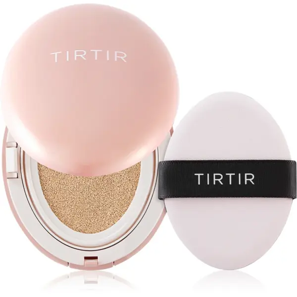 TIRTIR Mask Fit All Cover Cushion Mini machiaj matifiant în burete culoare 21W Natural Ivory 4.5 g
