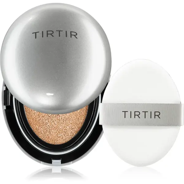 TIRTIR Mask Fit Aura Cushion fond de ten hidratant, în burete pentru o piele mai luminoasa culoare 21C Cool Ivory 18 g