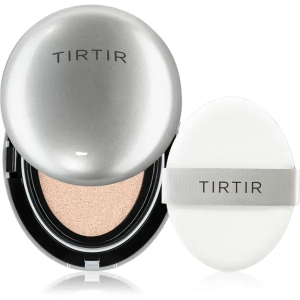 TIRTIR Mask Fit Aura Cushion Mini fond de ten hidratant, în burete pentru o piele mai luminoasa culoare 21C Cool Ivory 4.5 g
