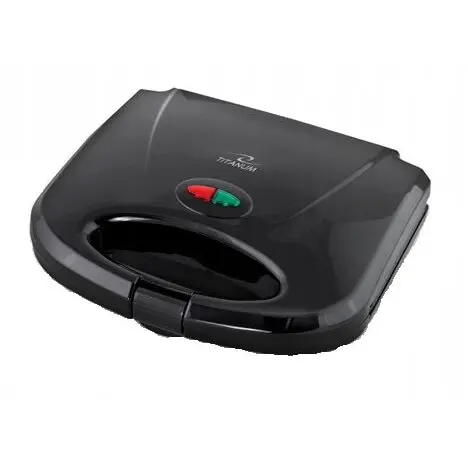 Titanum Aparat de facut vafe Raspberry, Titanium, 750W, Negru