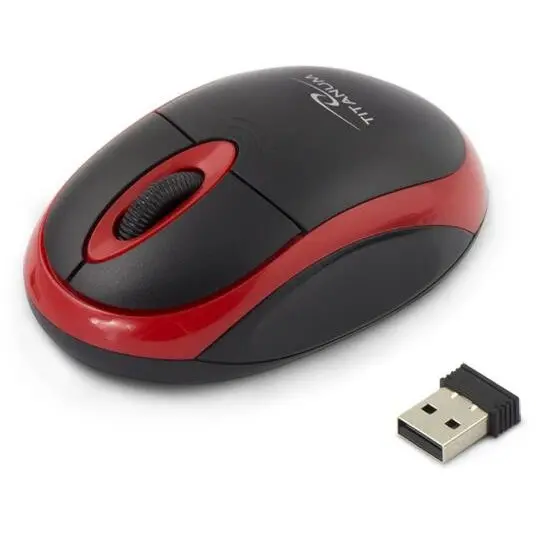 Titanum Mouse Esperanza TITANUM Vulture, Wireless, Rosu