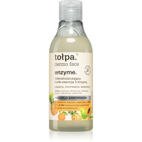 Tołpa Dermo Face Enzyme emulsie pentru curatare cu efect exfoliant 200 ml
