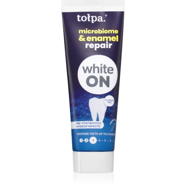 Tołpa On White Microbiome & Enamel Repair pasta de dinti pentru albire 75 ml