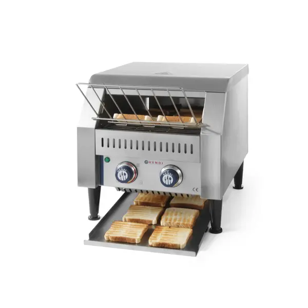 Toaster / prajitor paine Profesional tip tunel, 2240 W, corp Inox, Hendi, 418x368x(H)387 mm