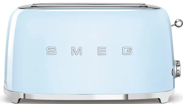 Toaster Smeg - TSF02PBEU, 1500W, 6 viteze, albastru