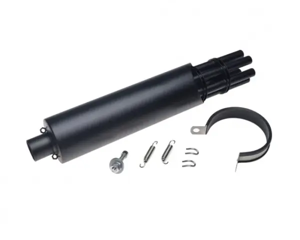 Toba de esapament, model minigun, culoare negru