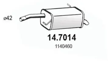 Toba esapament finala ASSO 14.7014