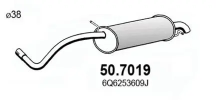 Toba esapament finala ASSO 50.7019