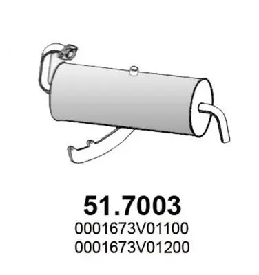 Toba esapament finala ASSO 51.7003