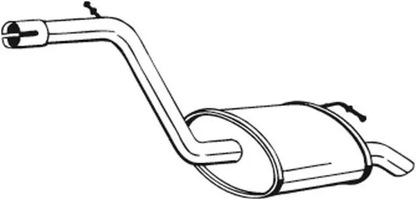 Toba esapament finala BOSAL 154-181