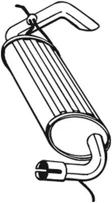 Toba esapament finala BOSAL 211-395