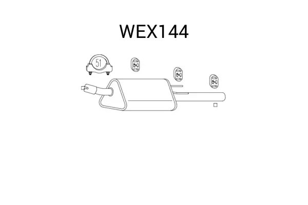 Toba esapament finala QWP WEX144