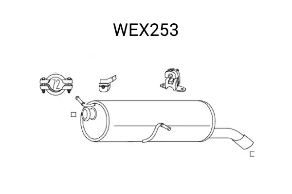 Toba esapament finala QWP WEX253