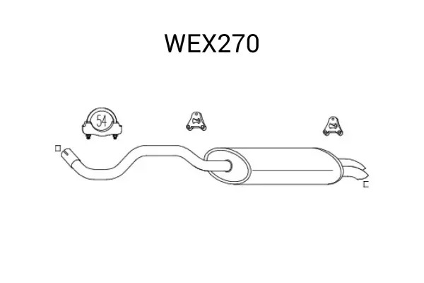 Toba esapament finala QWP WEX270