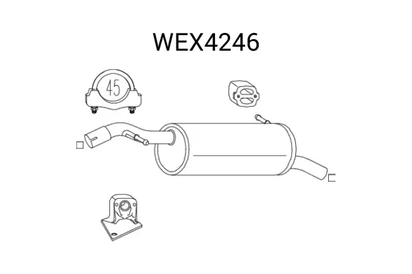 Toba esapament finala QWP WEX4246
