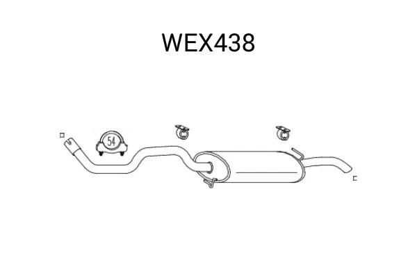 Toba esapament finala QWP WEX438