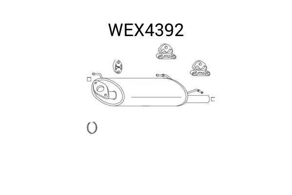 Toba esapament finala QWP WEX4392