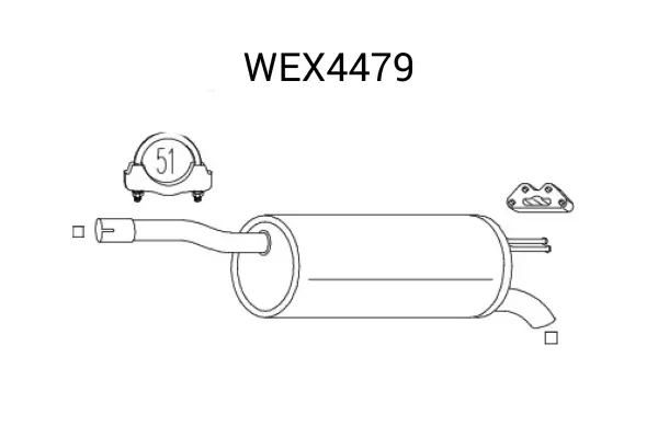 Toba esapament finala QWP WEX4479