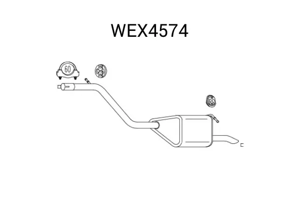 Toba esapament finala QWP WEX4574