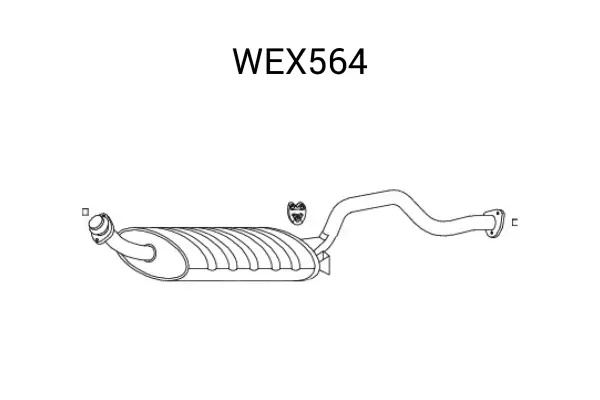 Toba esapament finala QWP WEX564