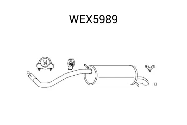 Toba esapament finala QWP WEX5989