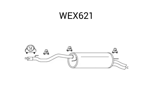Toba esapament finala QWP WEX621