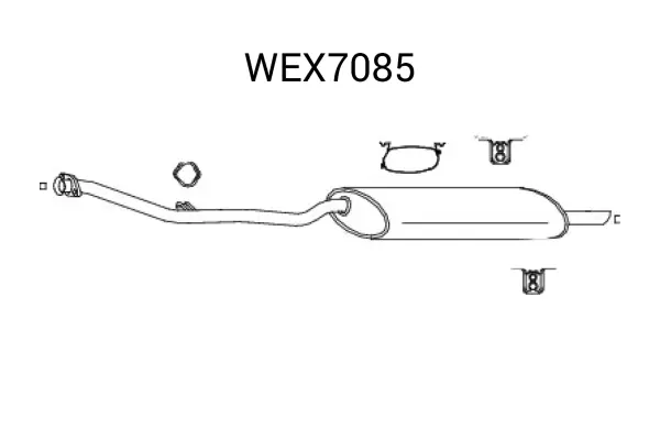 Toba esapament finala QWP WEX7085