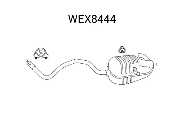 Toba esapament finala QWP WEX8444