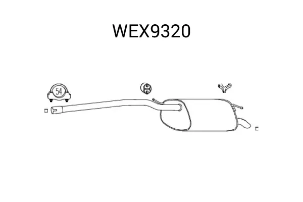 Toba esapament finala QWP WEX9320