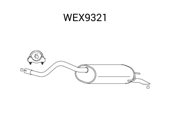 Toba esapament finala QWP wex9321