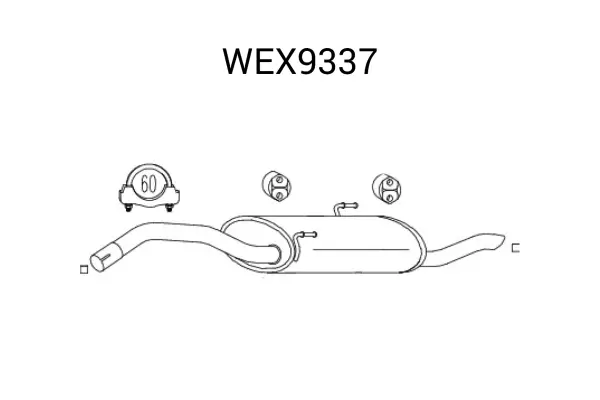 Toba esapament finala QWP WEX9337