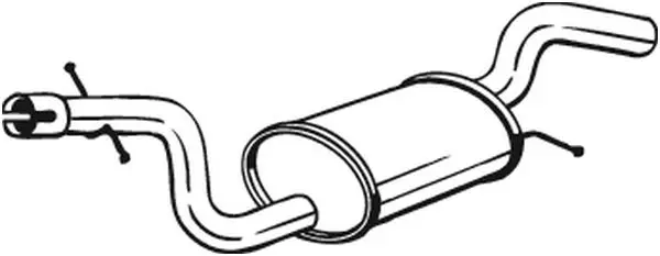 Toba esapament mijloc SKODA OCTAVIA II; VW JETTA III 2.0 intre 2004-2010