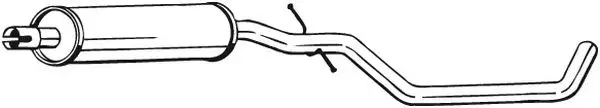 Toba esapamet intermediara potrivit AUDI A3; SKODA YETI; VW GOLF PLUS V, GOLF VI 1.2 11.08-05.15