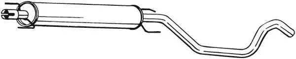 Toba esapamet intermediara potrivit OPEL ZAFIRA A, ZAFIRA B, ZAFIRA B MINIVAN 1.6-1.8LPG 04.99-04.15